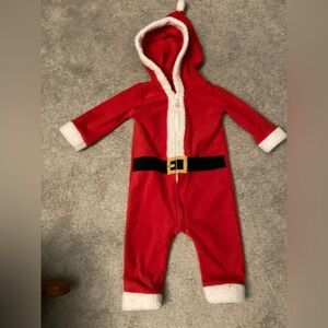 Carter's Santa Onesie 9m